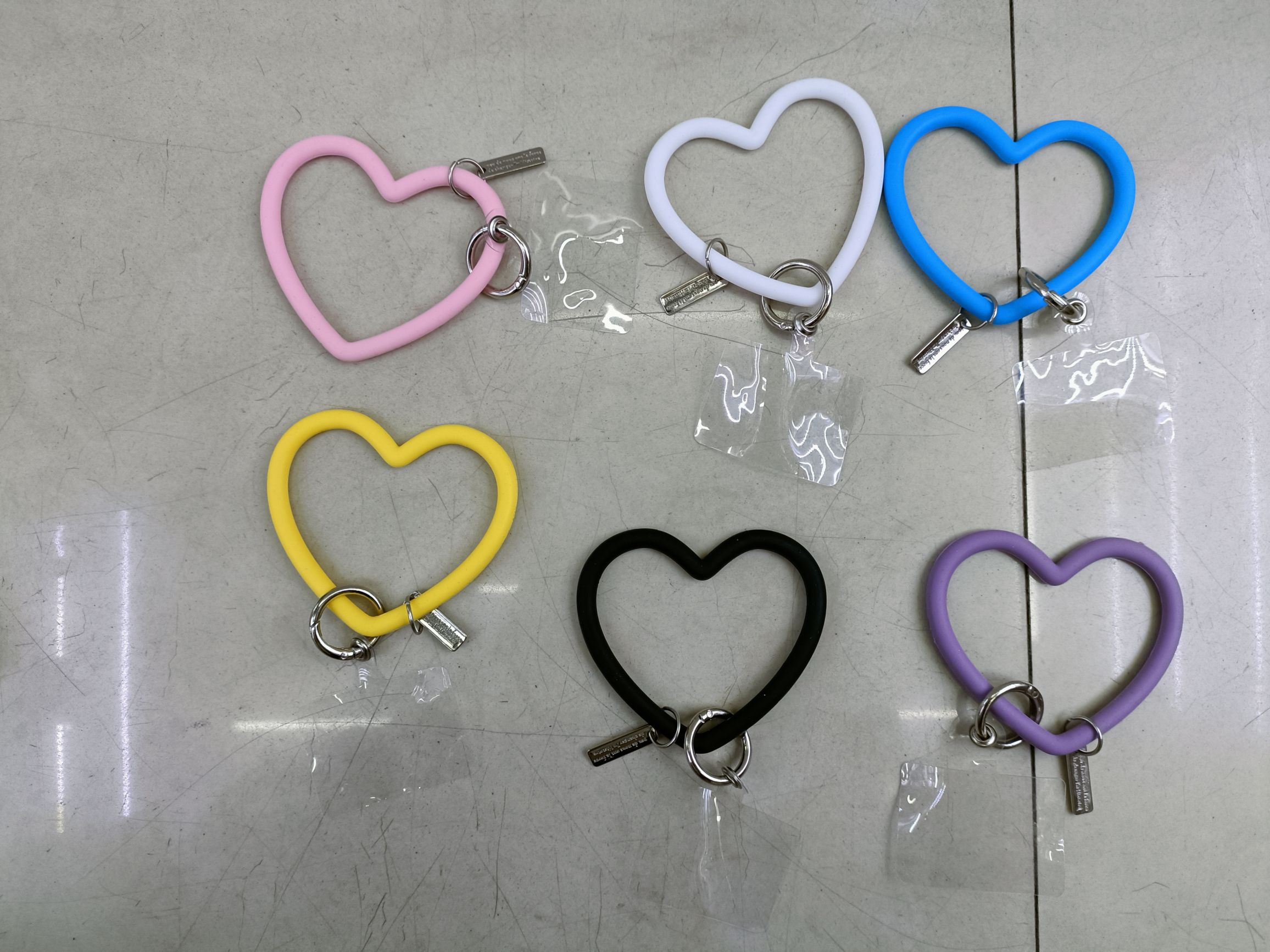 爱心圈手环垫片 手机挂绳