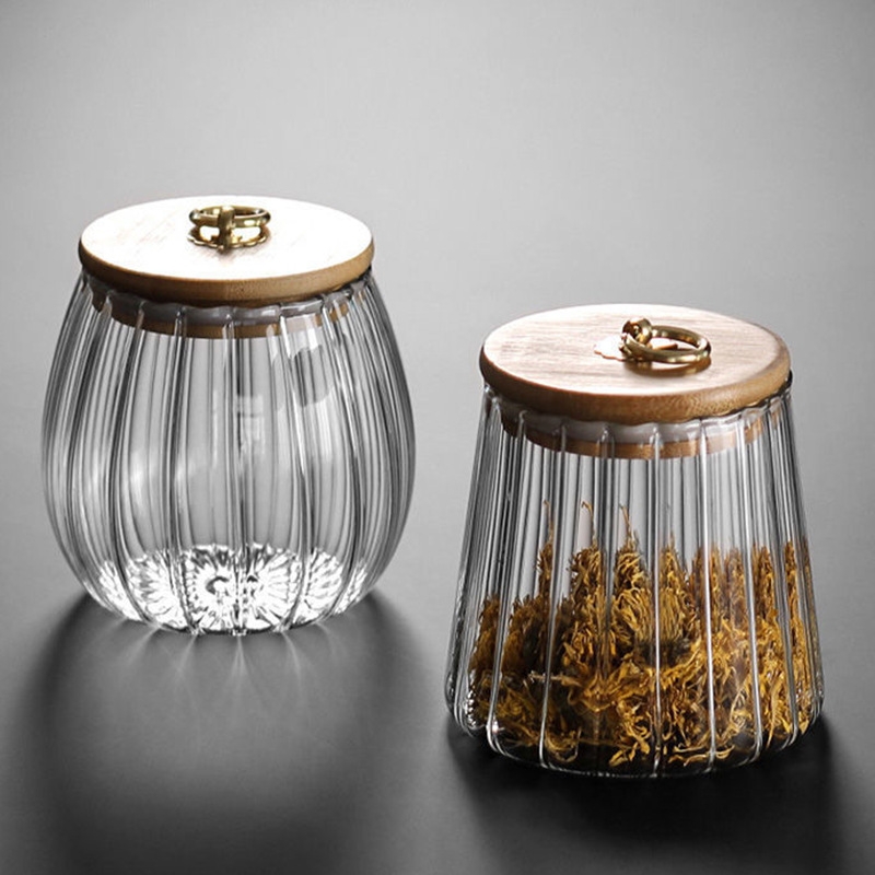 家用密封玻璃茶叶罐 北欧风零食储存收纳盒花茶糖罐详情图10