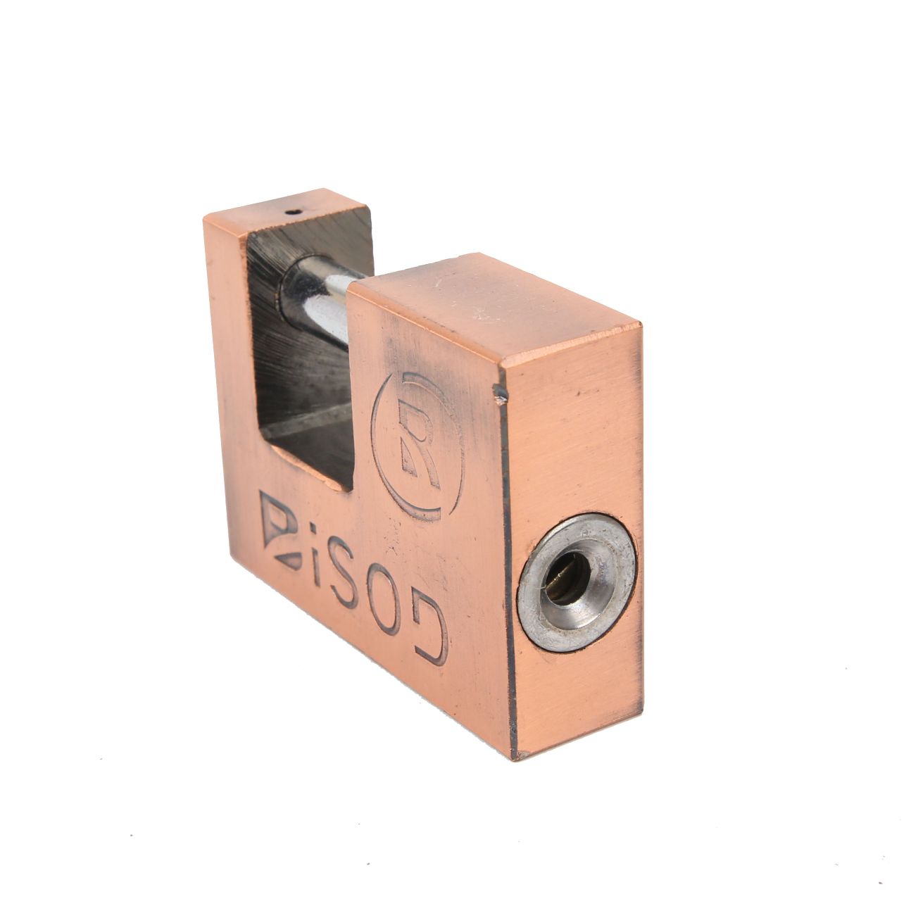 矩形锁，叶片矩形锁，叶片红古铜矩形锁，仿古锁，防撬锁详情图3