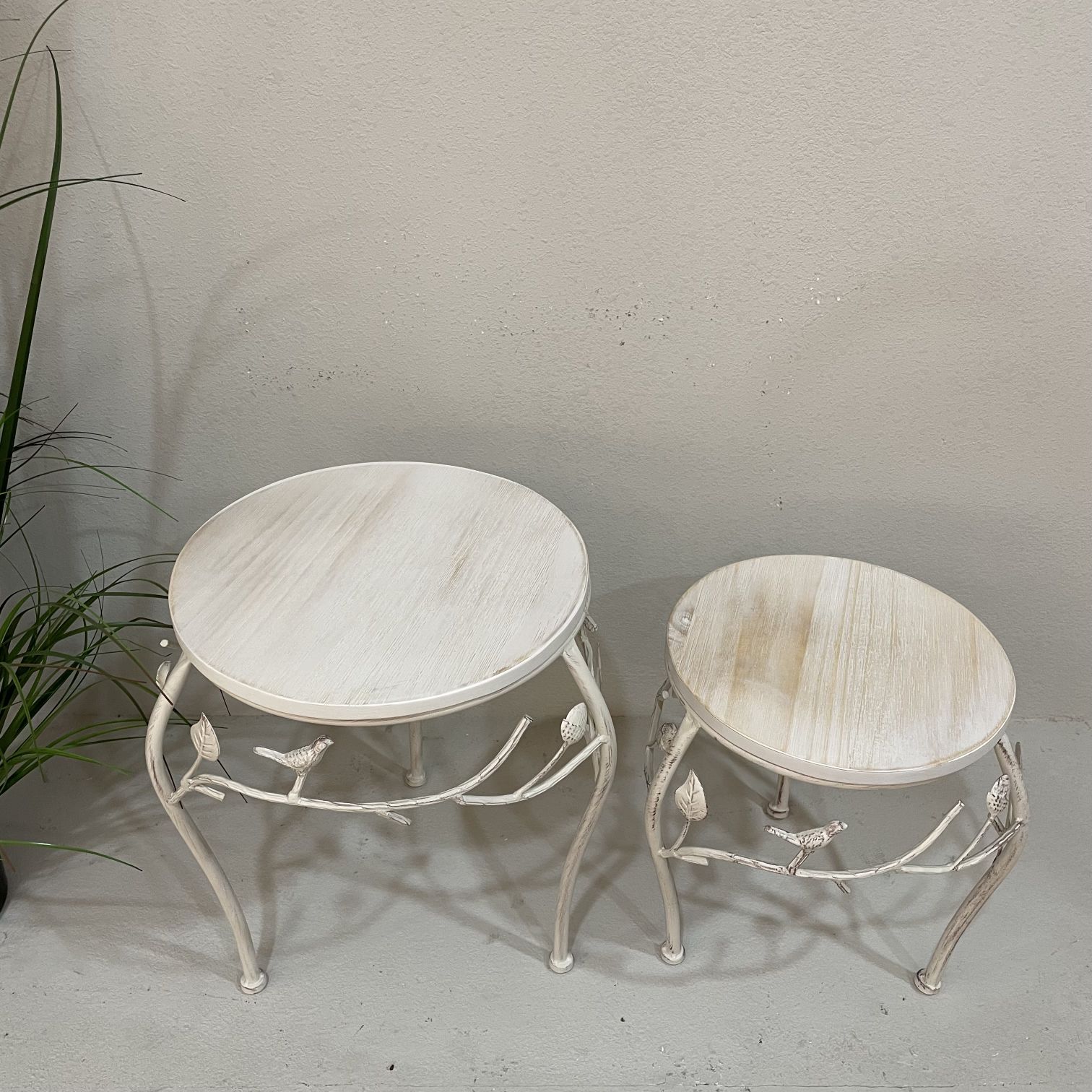 Wooden Single-Storey Flower Stand Retro Two-Piece Floor-To-Ceiling Flower Pot Stand Small Stool Balcony Garden Courtyard Decoration details Picture