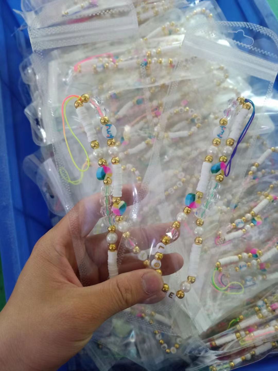 سلاسل الخرز والسلاسل سلاسل الحبل والهاتف المحمول علق الحبال detail image 7