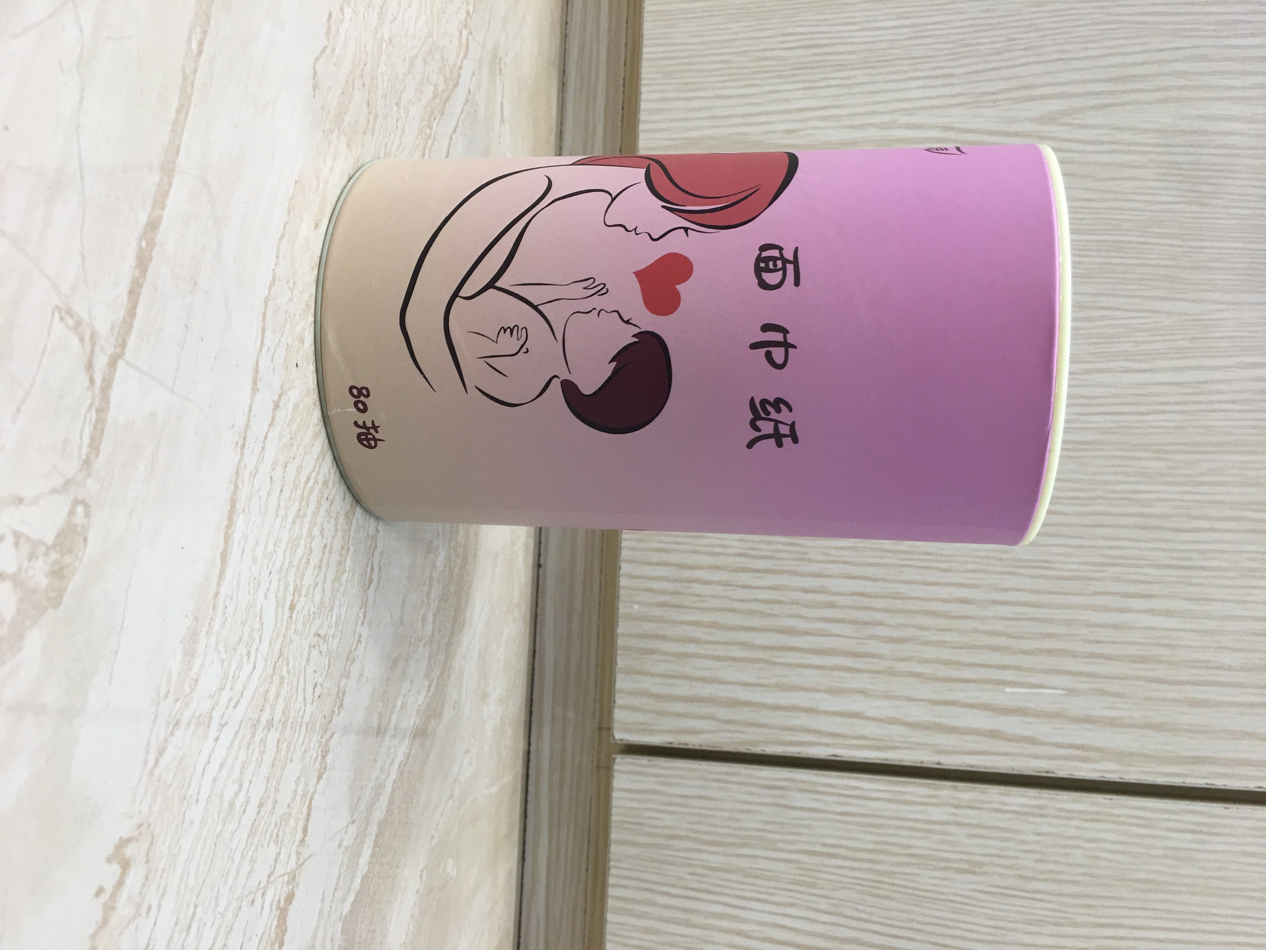 车载桶装纸巾抽纸抽车上面巾纸车用汽车专用原木浆圆筒小纸桶抽纸细节图