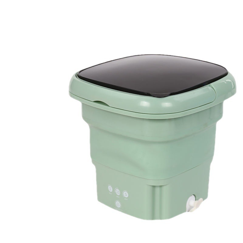 Folding washing machine, mini washing machine, semi-automatic underwear, underpants, baby clothes washing machine, small bucket-type portable washing machine, fully semi-automatic underwear, underpants, socks, baby clothes and spin-drying integrated washing machine detail image 10