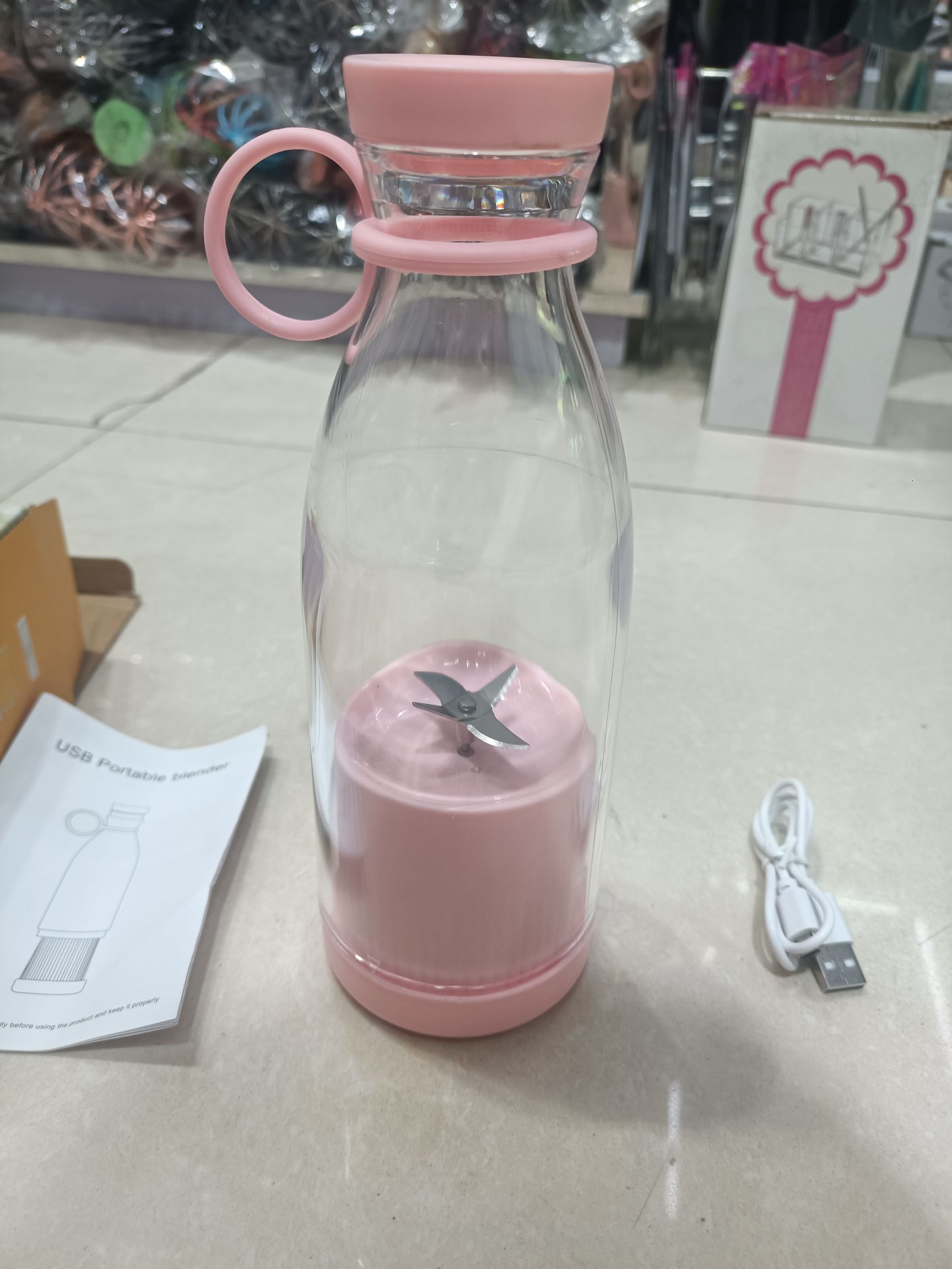 Household portable electric juicer cup, large-capacity wireless portable USB juicer, factory direct sales detail image 13