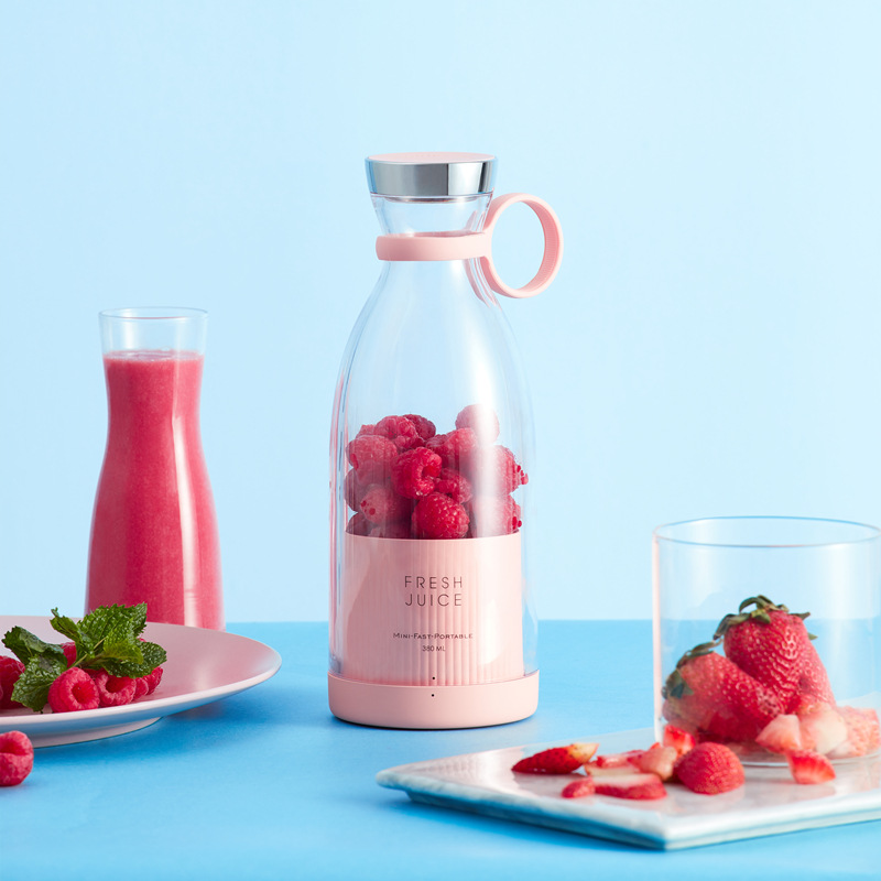 Household portable electric juicer cup, large-capacity wireless portable USB juicer, factory direct sales detail image 8