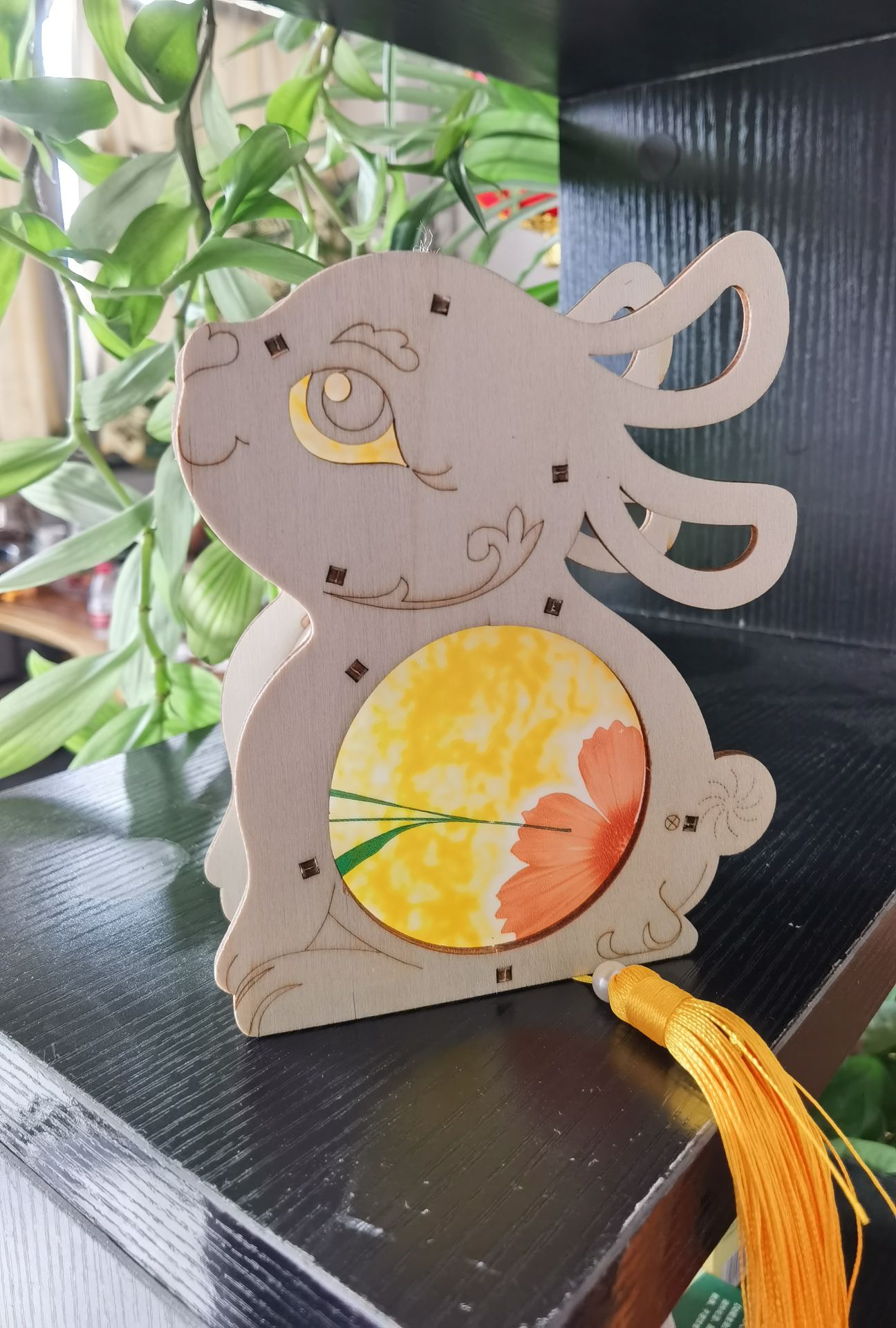Xuchun's latest Mid-Autumn Festival rabbit lantern, painting and graffiti lantern, handcrafted lantern for kindergartens details Picture