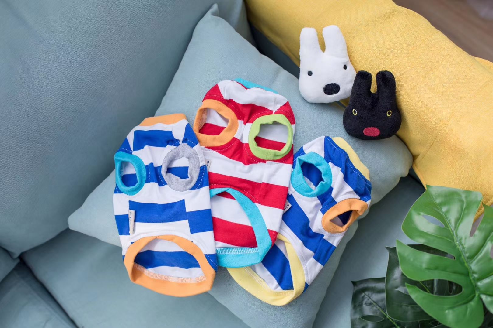 宠物用品衣服/宠物新款秋装/宠物条纹体恤产品图