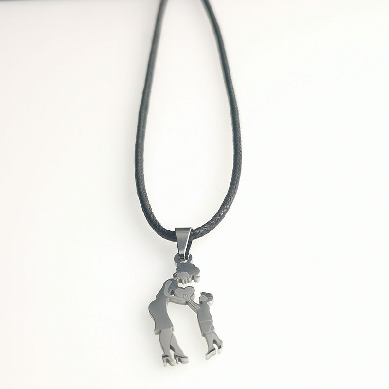 钛钢军牌吊坠母亲节项链一件代发饰品时尚流行跨境新品配饰 详情图6