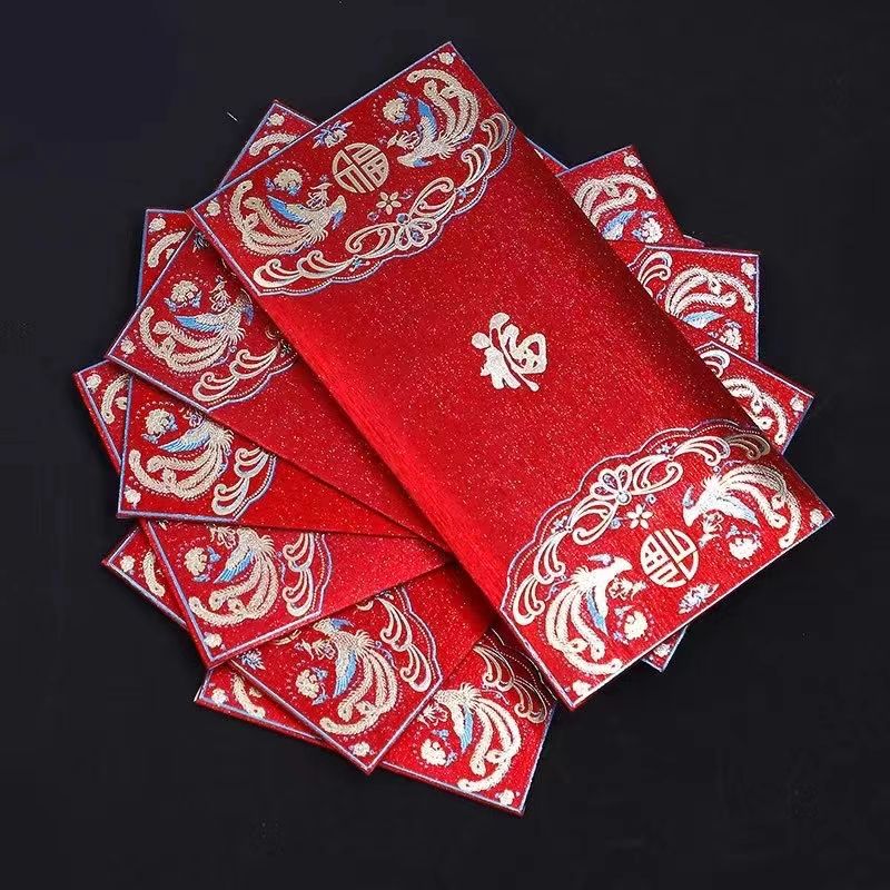 新款金葱厚纸千元包，一包6个清装，一件600包，同款万元包一包6个清装一件300包详情图19