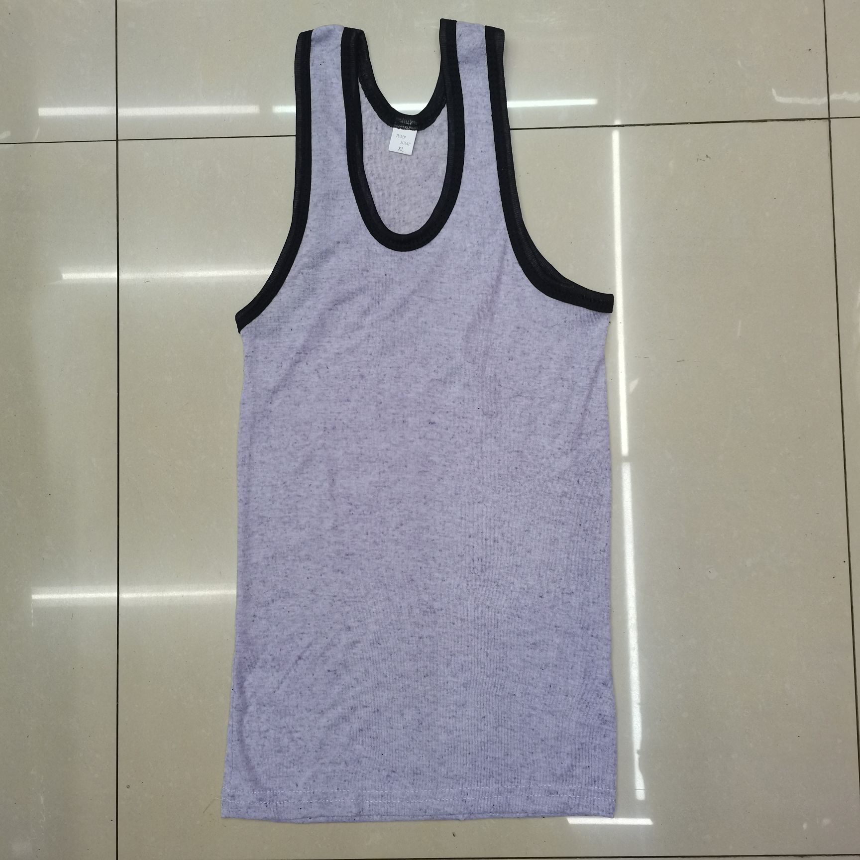 Men's Ribbed Vest In Summer Can Wear Outside And Inside full figure