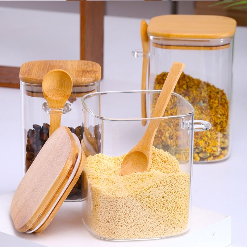花茶罐茶叶罐玻璃储物罐五谷杂粮收纳盒密封罐食品级玻璃罐子家用