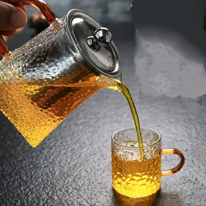 玻璃茶壶套装家用茶水分离泡茶器耐高温烧水壶功夫茶具蒸煮方茶壶详情图5