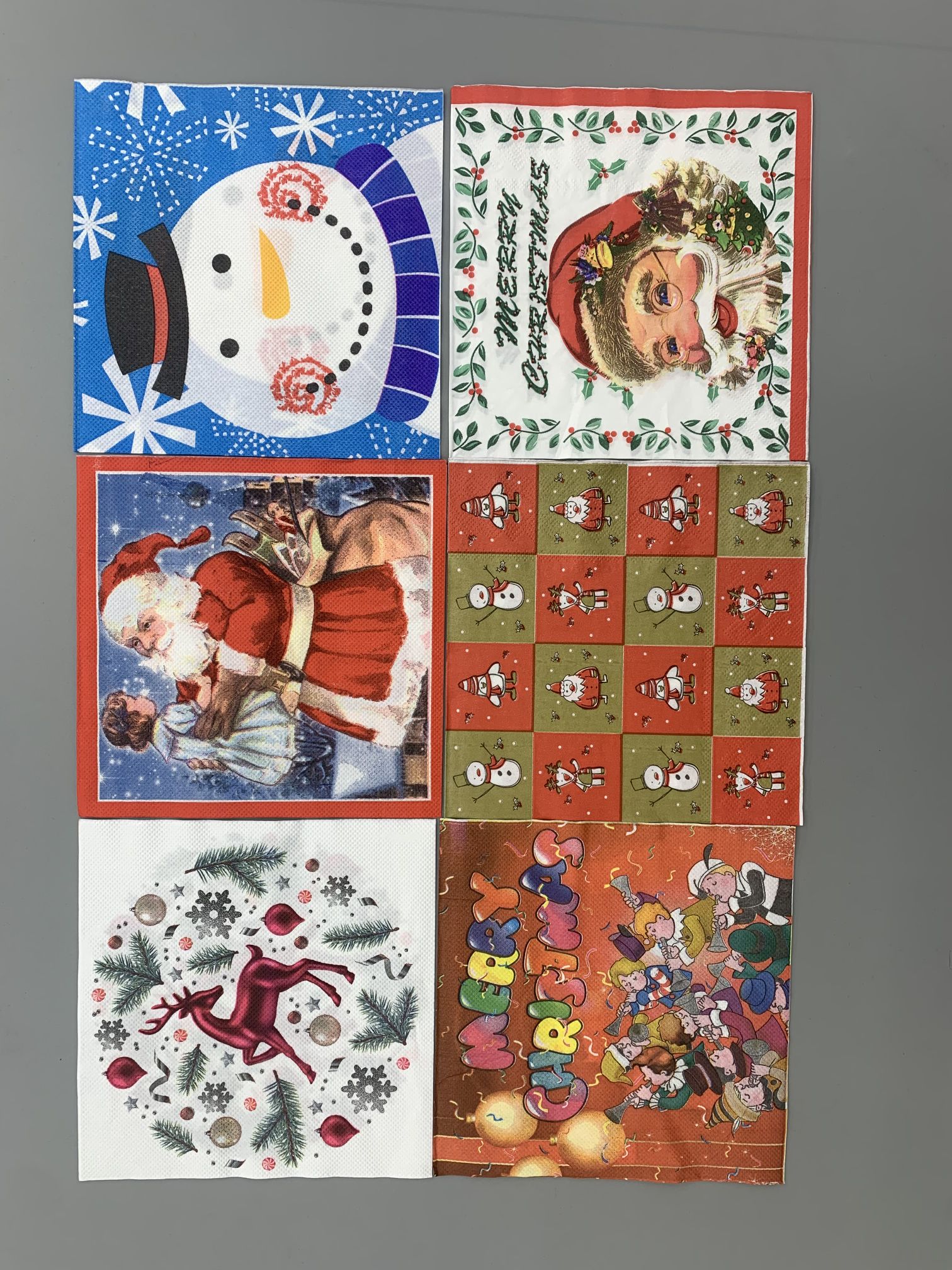 圣诞纸巾/擦手巾/纸手帕细节图