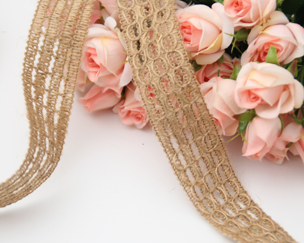 麻织带/麻绳编织/麻绳花边细节图