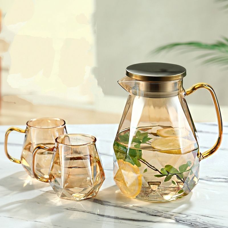 杯子/茶壶套装/玻璃壶产品图