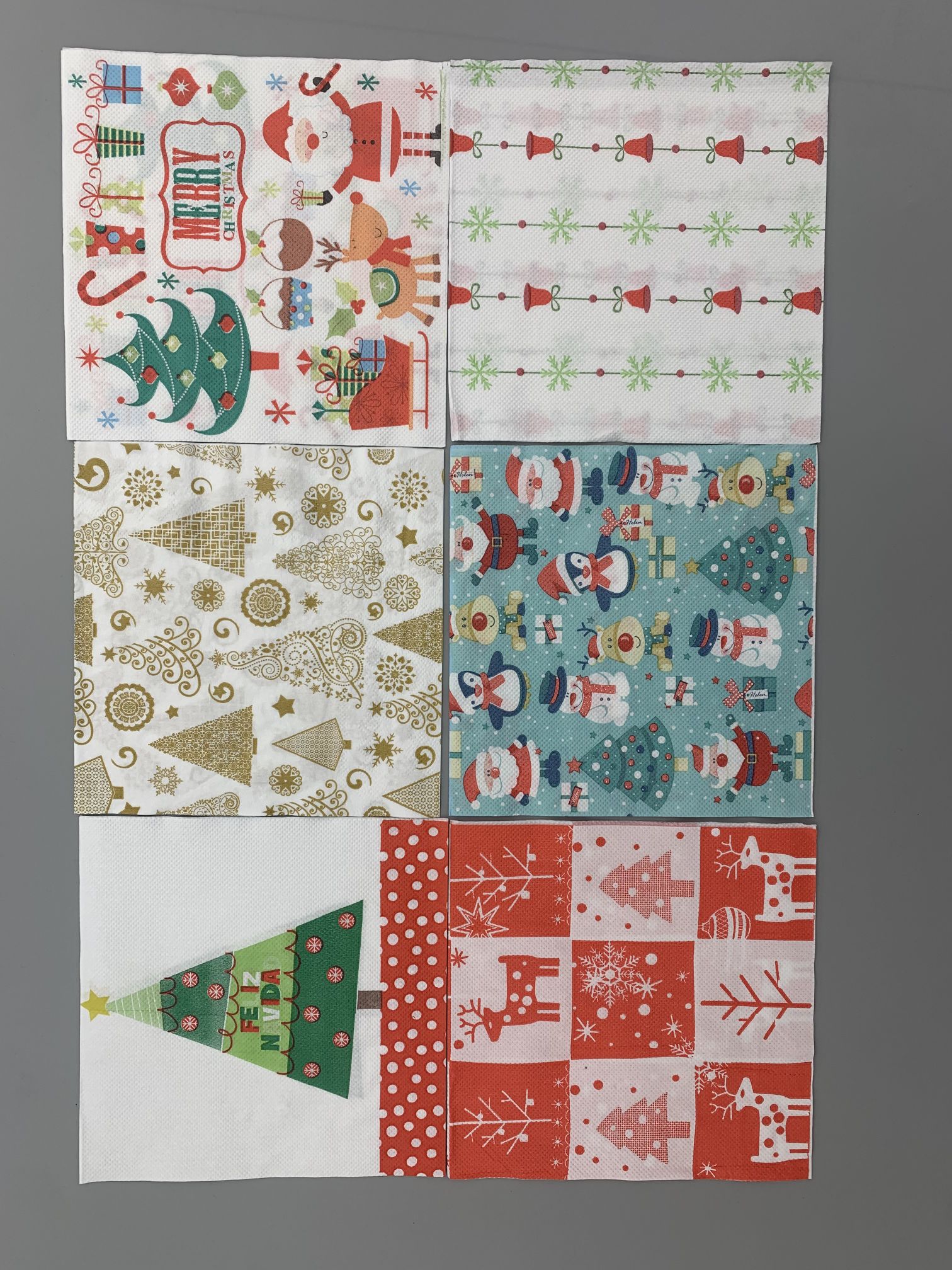 圣诞纸巾/擦手巾/纸手帕产品图