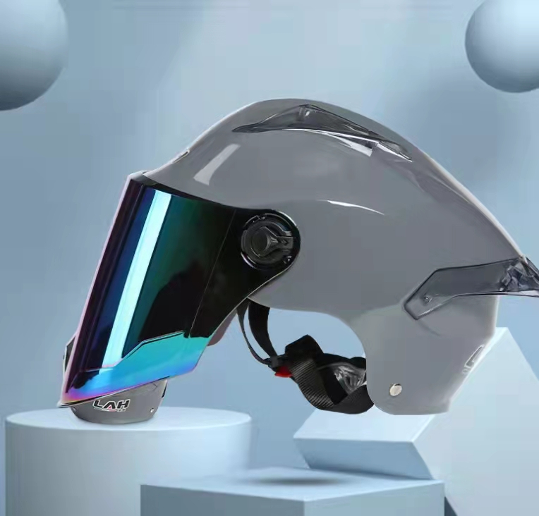 Electric bike helmet for all seasons: Men's large size 65cm, summer safety helmet, women's large head, UV protection 507 details Picture