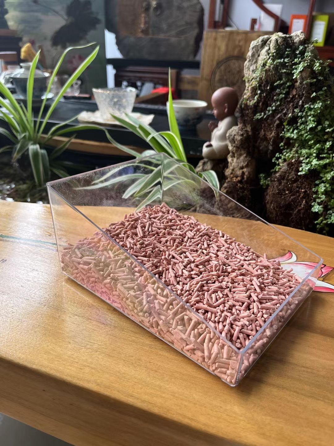 水晶仓鼠厕所，洗澡盒，尺寸18/13.3/11厘米三色透明/浅粉/浅蓝/