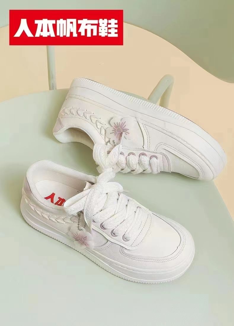 Renben Women's Shoes 33017 Casual white shoes, fashionable and versatile. Application Scenario