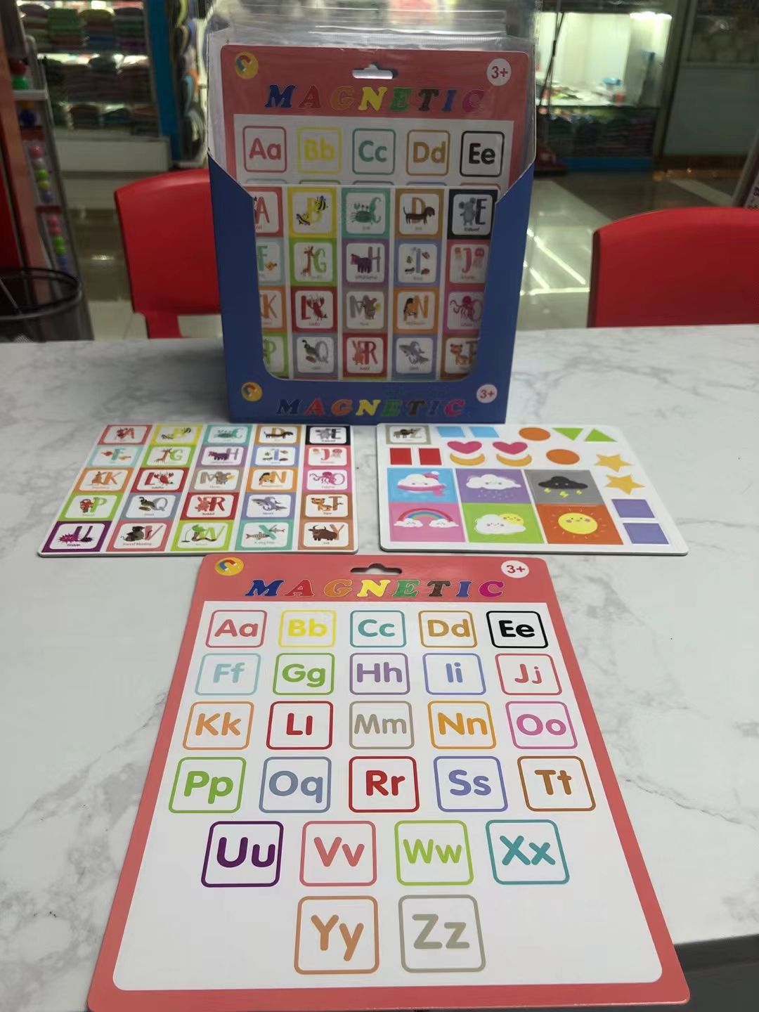 Alphanumeric Arabic English literacy cards detail image 2