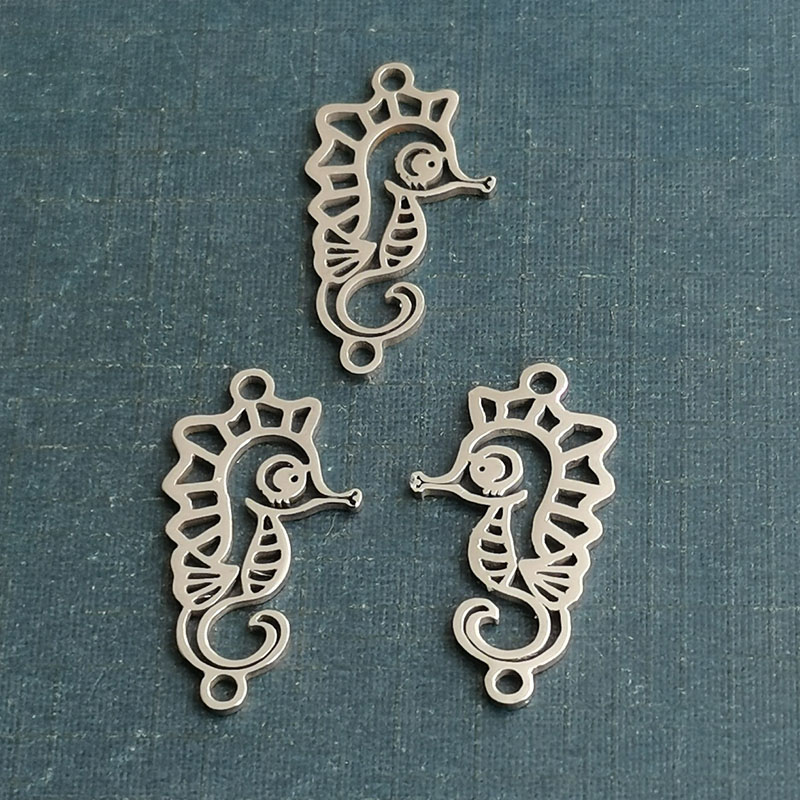 Cross-border wholesale of high-end European and American seahorse bracelets, pendants, materials, diy jewelry accessories
