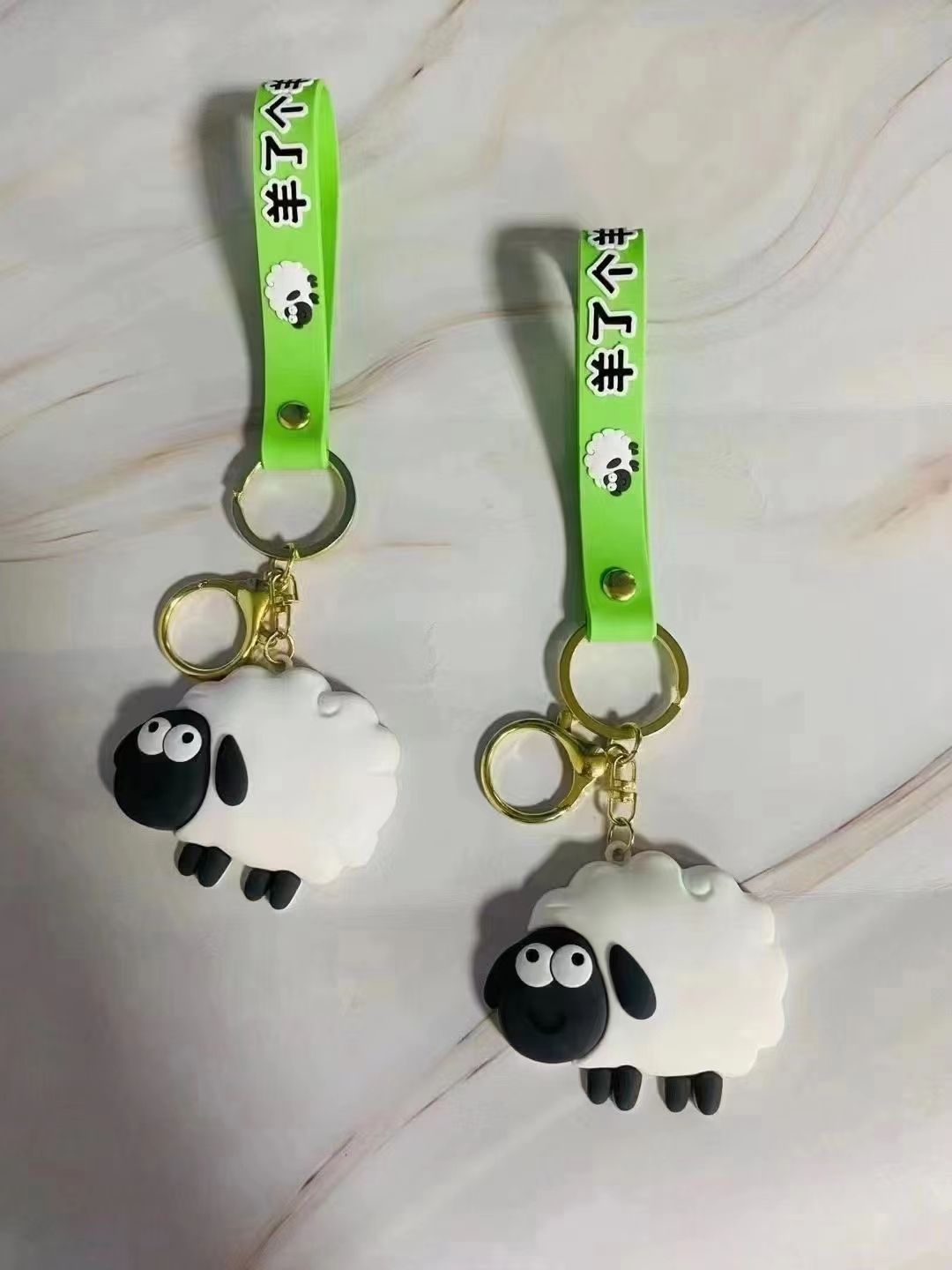 爆款羊了个羊钥匙扣卡通可爱包包挂件情侣钥匙链车钥匙扣柏烨工艺品详情8