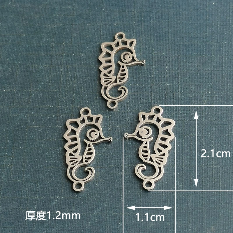 Cross-border wholesale of high-end European and American seahorse bracelets, pendants, materials, diy jewelry accessories detail image 2