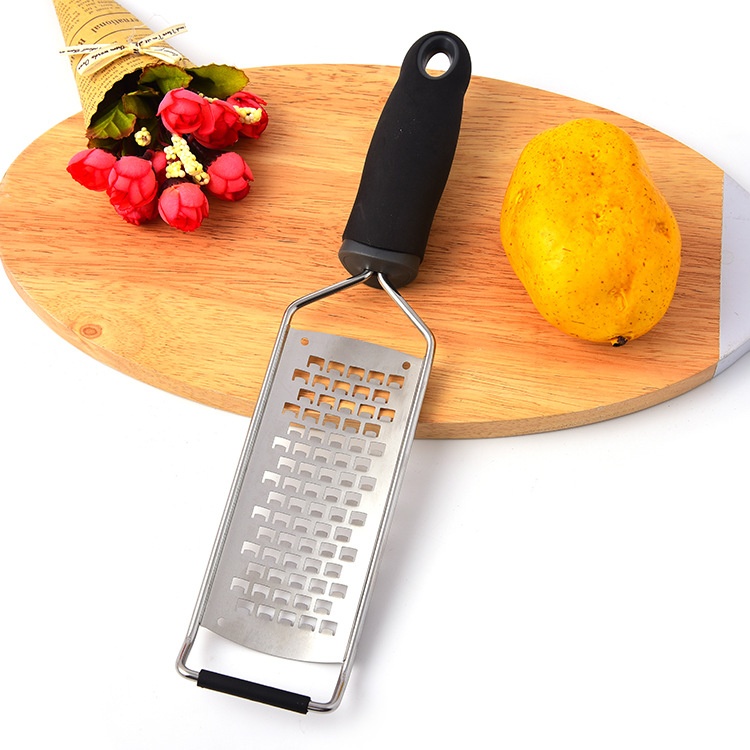 Manufacturer's stainless steel cheese grater, multi-purpose lemon and fruit and vegetable grater, potato and radish slicer, kitchen small tools detail image 2
