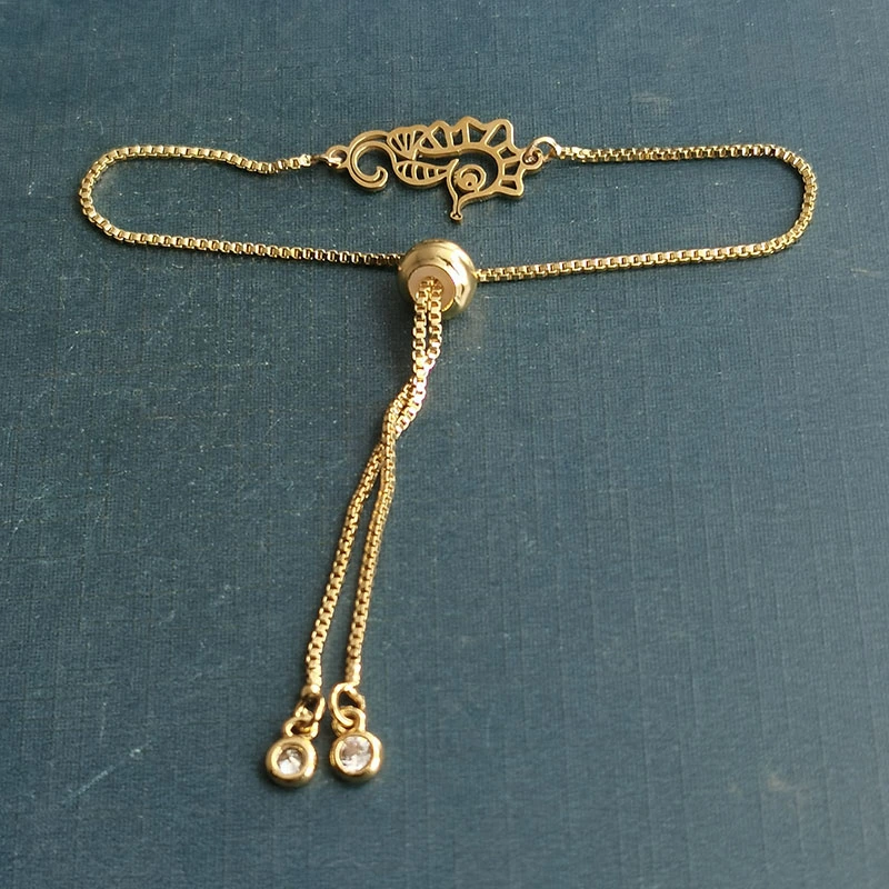 Cross-border wholesale of high-end European and American seahorse bracelets, pendants, materials, diy jewelry accessories detail image 5