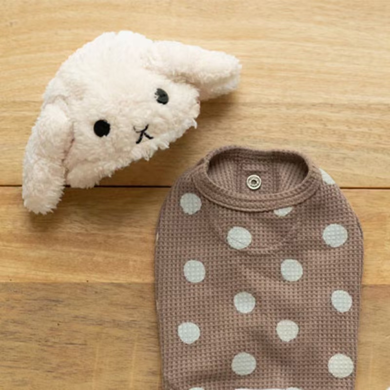 宠物用品衣服11900 卡通头套波点衫
尺码：SS S M L LL
成分：涤纶65% 棉35%
颜色：棕色详情图4