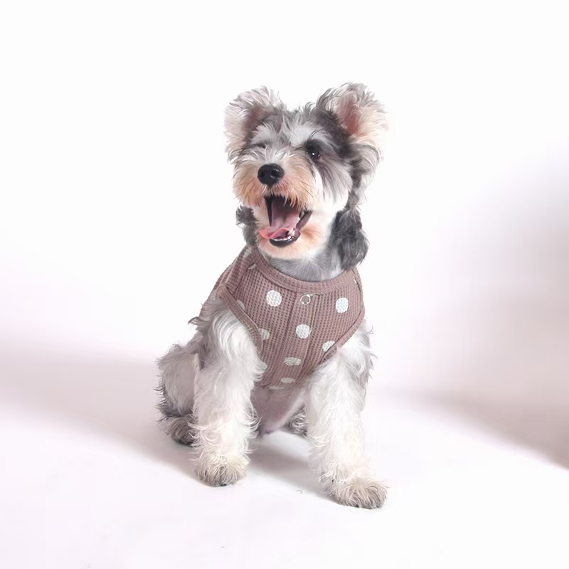 宠物用品衣服11900 卡通头套波点衫
尺码：SS S M L LL
成分：涤纶65% 棉35%
颜色：棕色详情图7