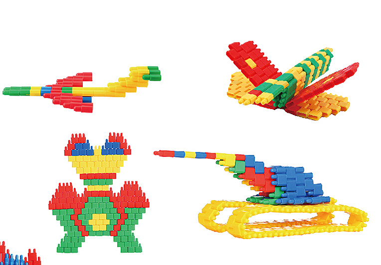 小火箭子弹头积木益智类拼搭积木3-6岁培养小朋友动手能力详情图2