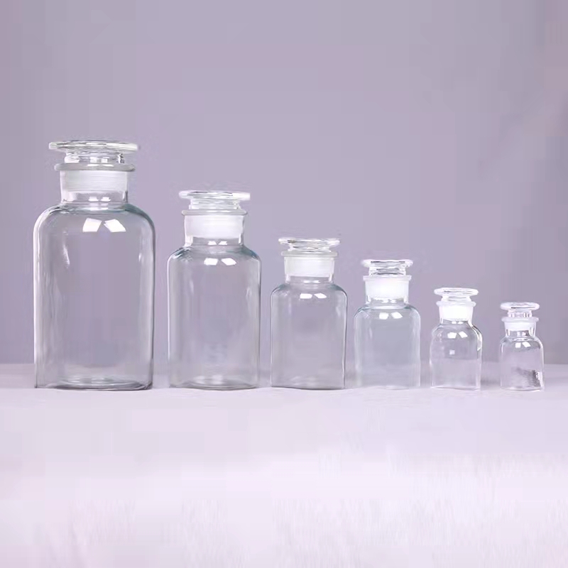 قناني فاليود الزجاجية المصنوعة من فم بالبني الأبيض، قارورة كواشف الفم المغلقة detail image 3