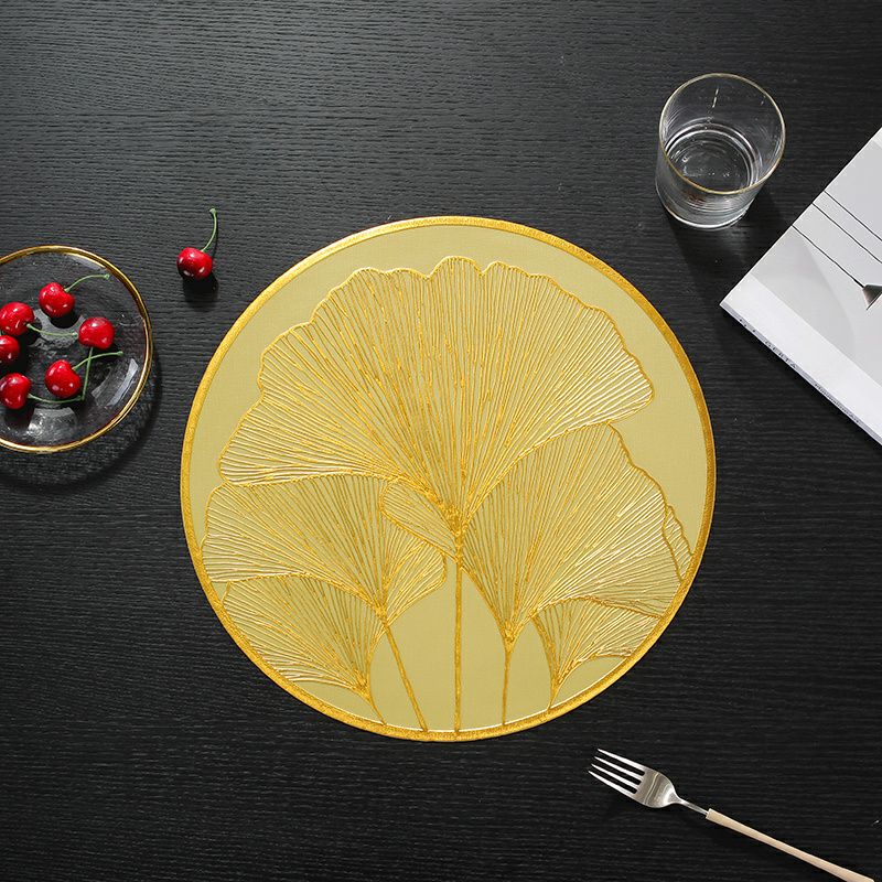 A variety of PVC irregular-shaped Western placemats to choose from, new restaurant and hotel coffee MATS, modern and simple placemats detail image 4