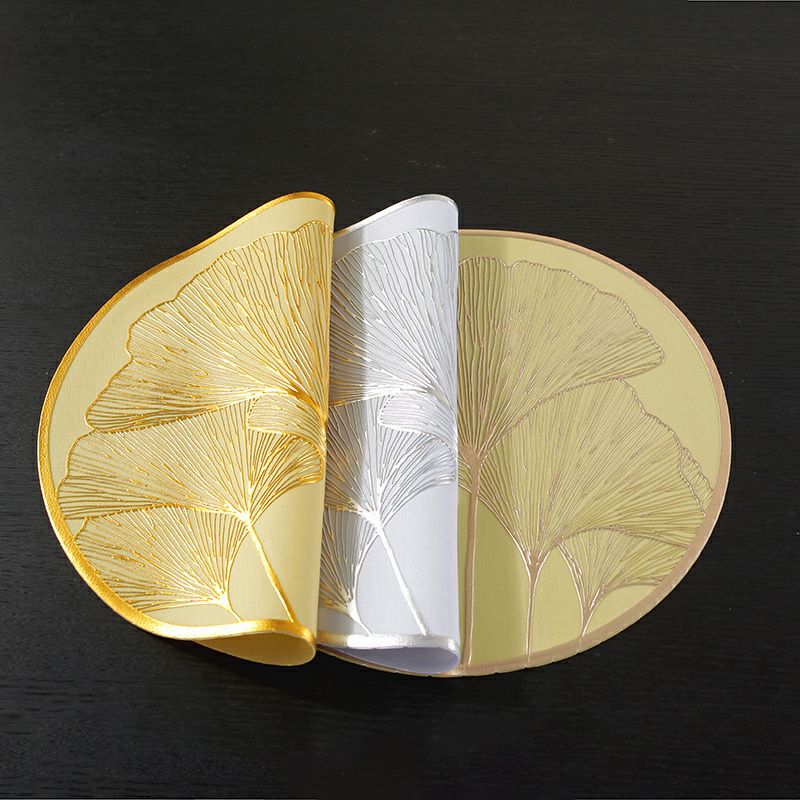 A variety of PVC irregular-shaped Western placemats to choose from, new restaurant and hotel coffee MATS, modern and simple placemats details Picture