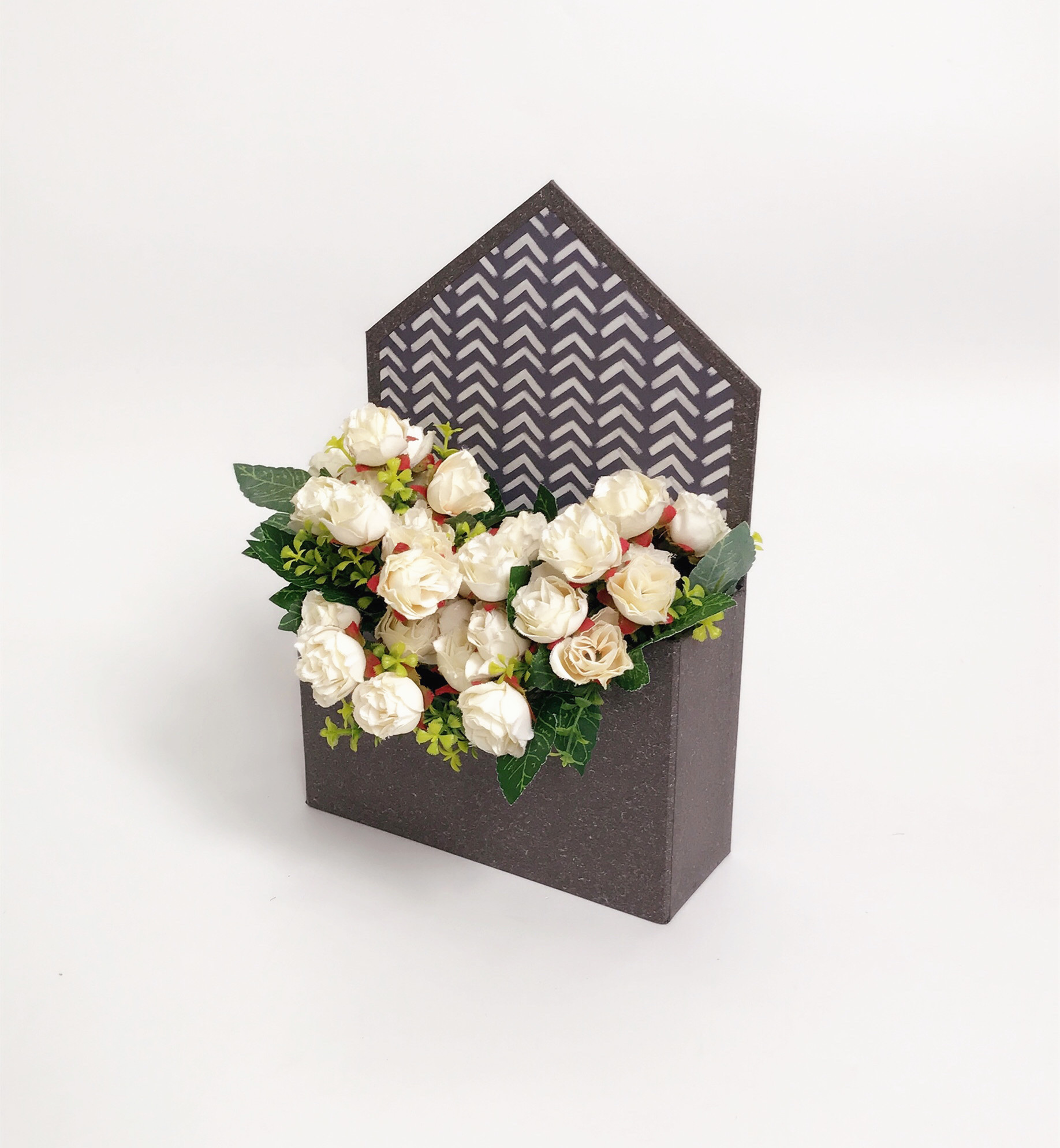 Mother's Day new creative envelope, flower box, folding flower arrangement, rose box, gift paper box packaging Item Picture