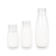 100,200毫升无铅玻璃鲜奶酸奶瓶奶吧专用玻璃瓶牛奶杯瓶