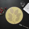 A variety of PVC irregular-shaped Western placemats to choose from, new restaurant and hotel coffee MATS, modern and simple placemats Item Picture