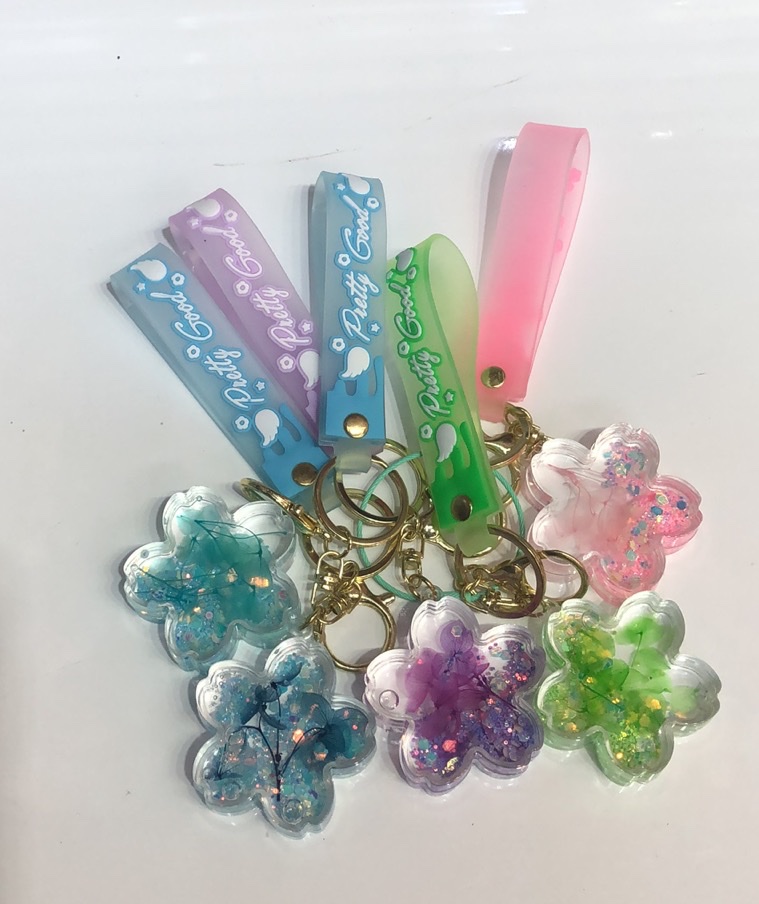 入油钥匙扣/花瓣海星/600个一件细节图