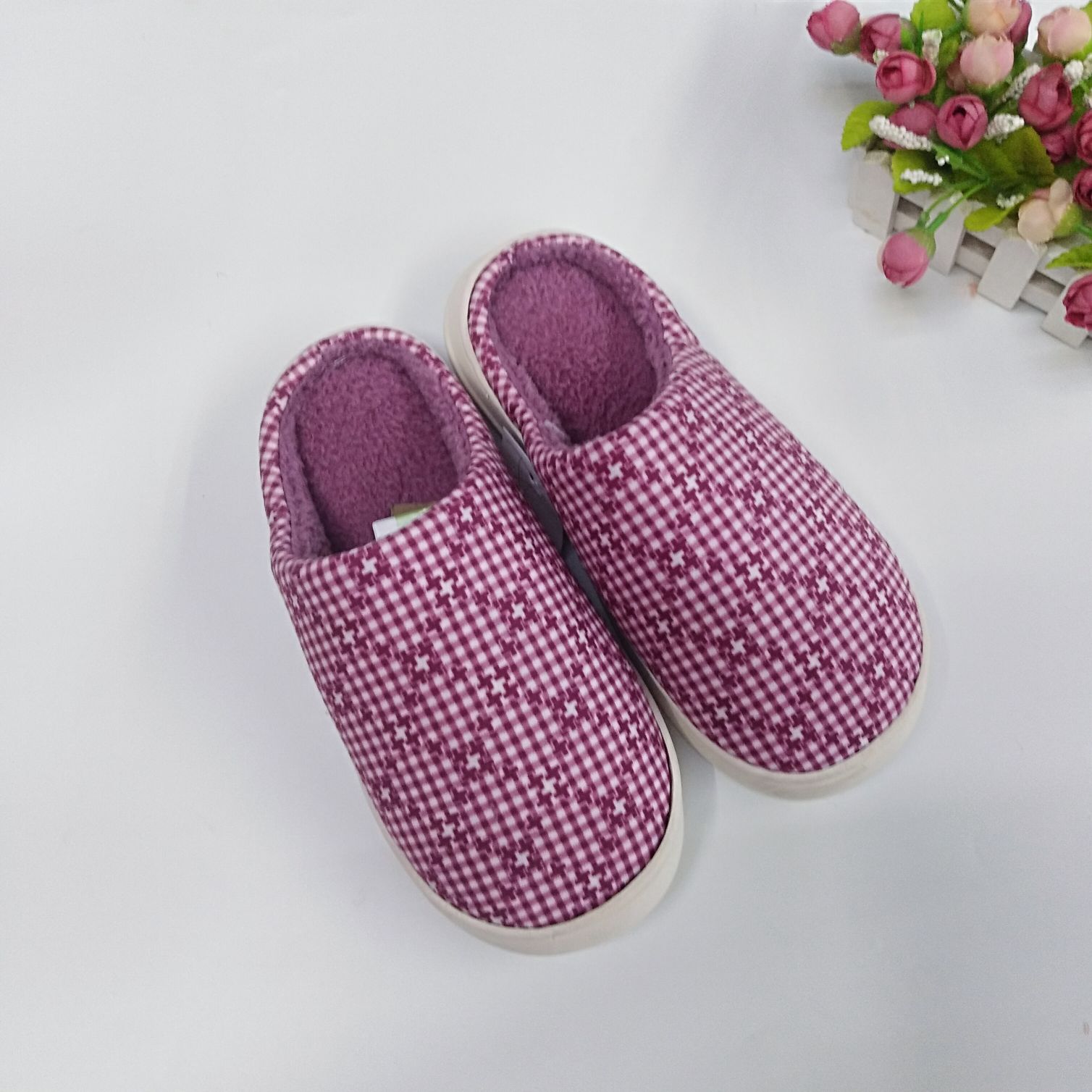 （10双装）男女家居棉拖鞋，颜色随机，男女混详情图11