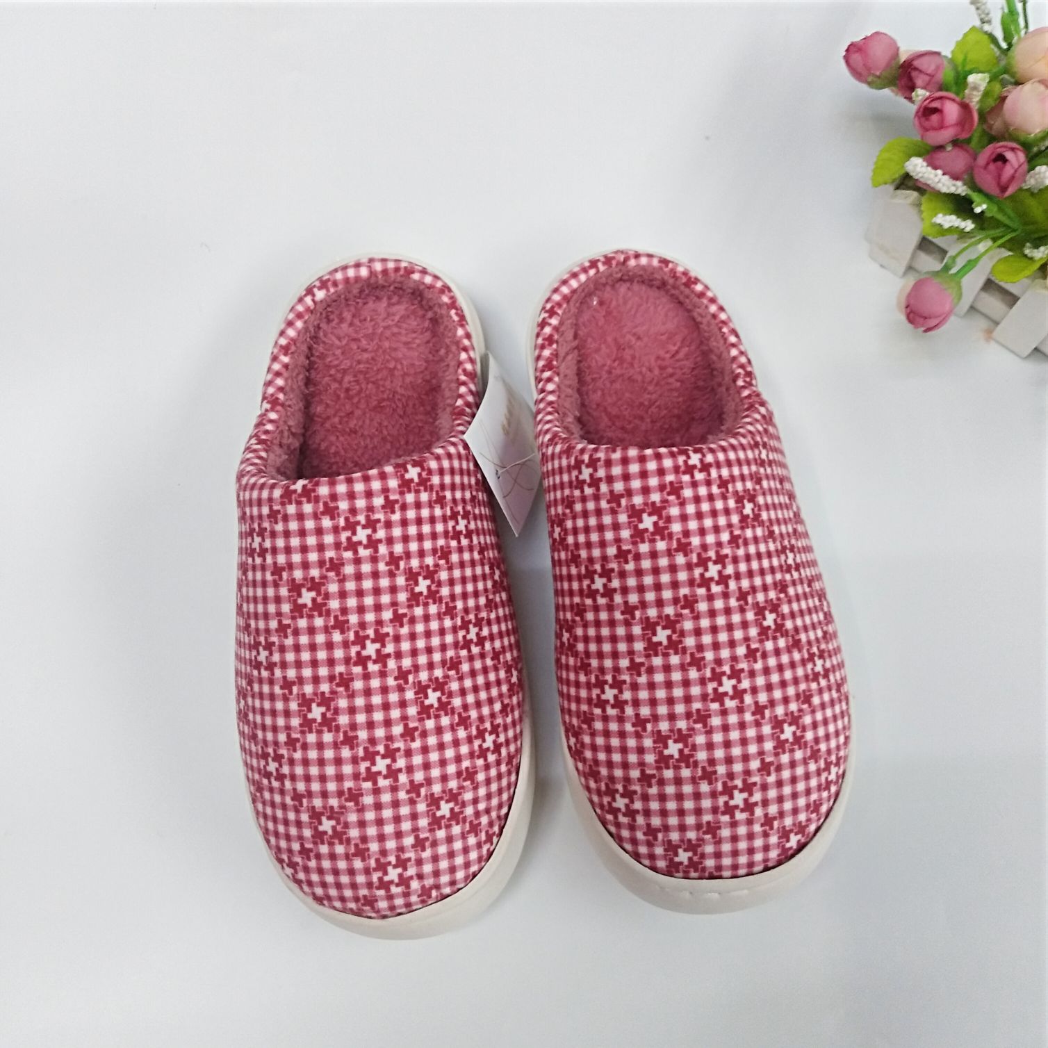 家居棉拖鞋/防滑耐磨保暖/新款棉拖鞋产品图