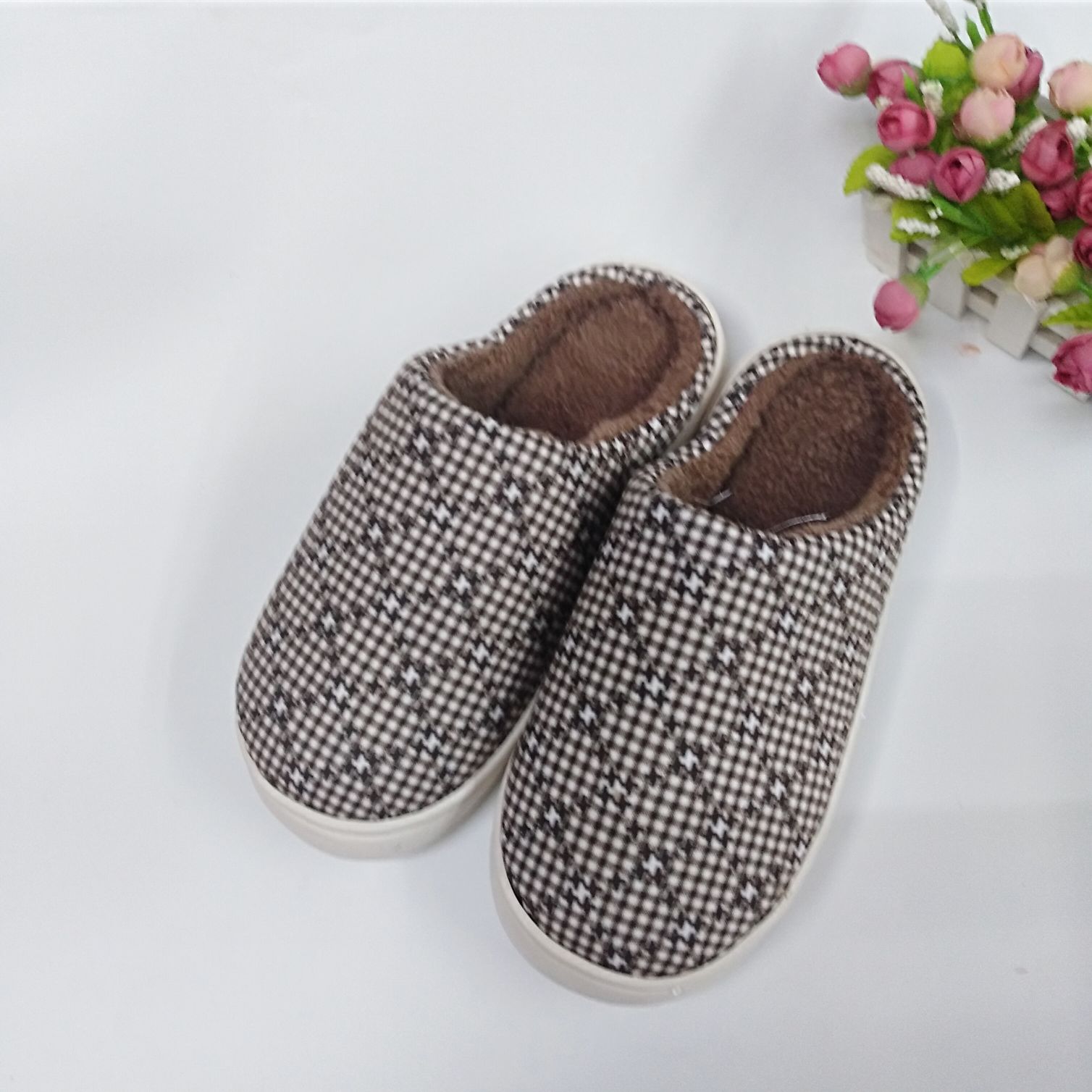 （10双装）男女家居棉拖鞋，颜色随机，男女混详情图14