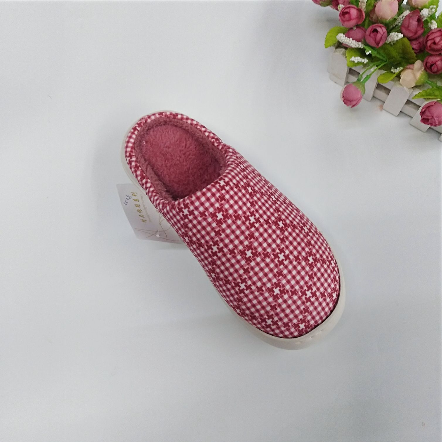 （10双装）男女家居棉拖鞋，颜色随机，男女混详情图6