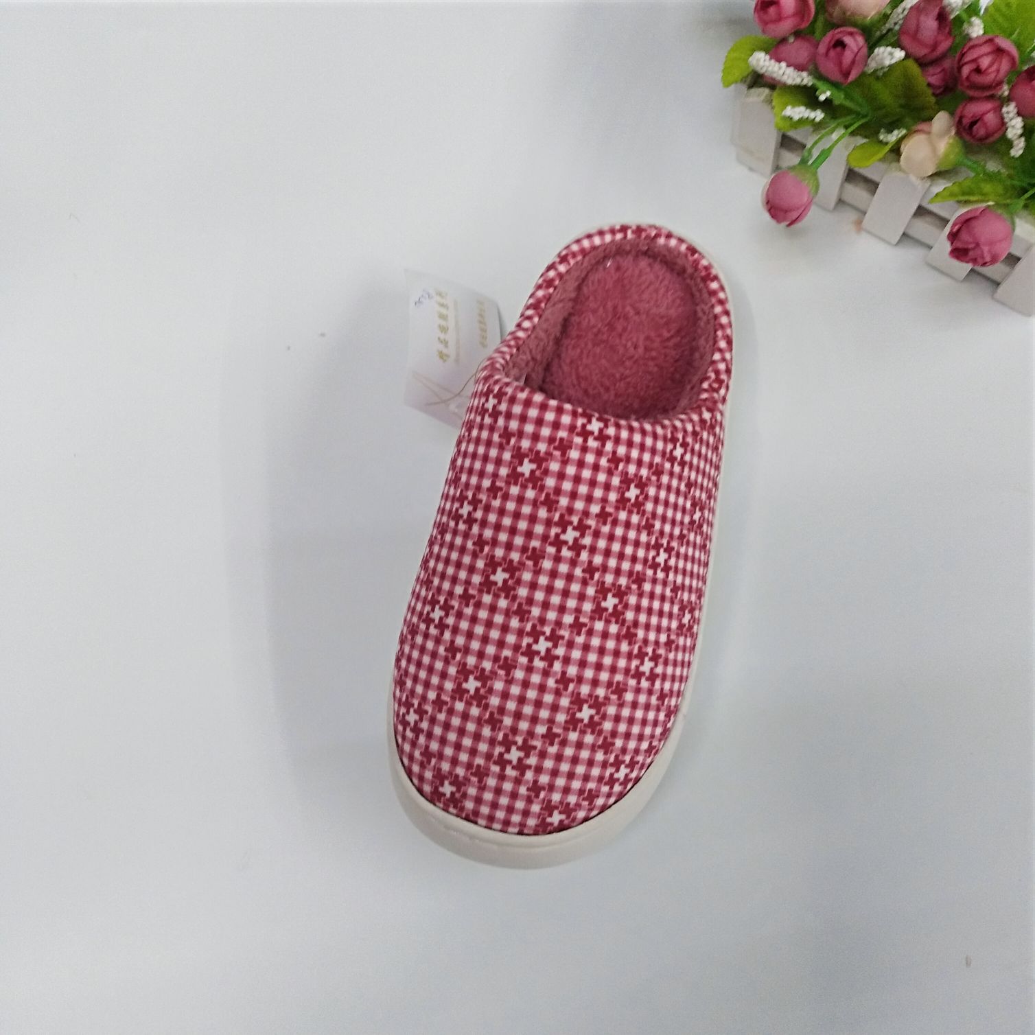 （10双装）男女家居棉拖鞋，颜色随机，男女混详情图5