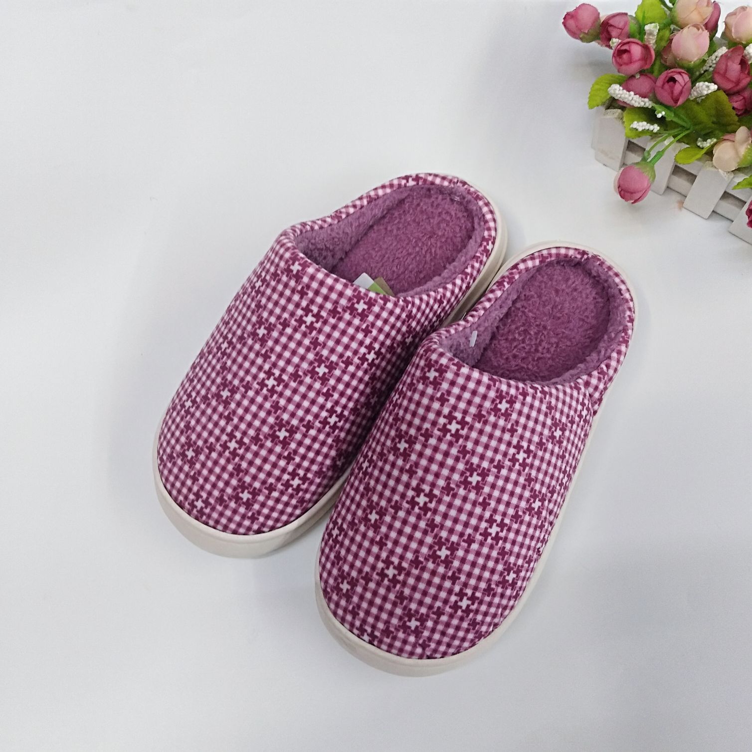 （10双装）男女家居棉拖鞋，颜色随机，男女混详情图10