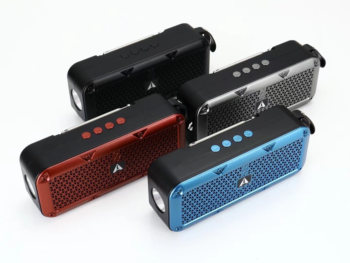 E39新款太阳能蓝牙音响收音机户外手提便携小音箱 详情图3