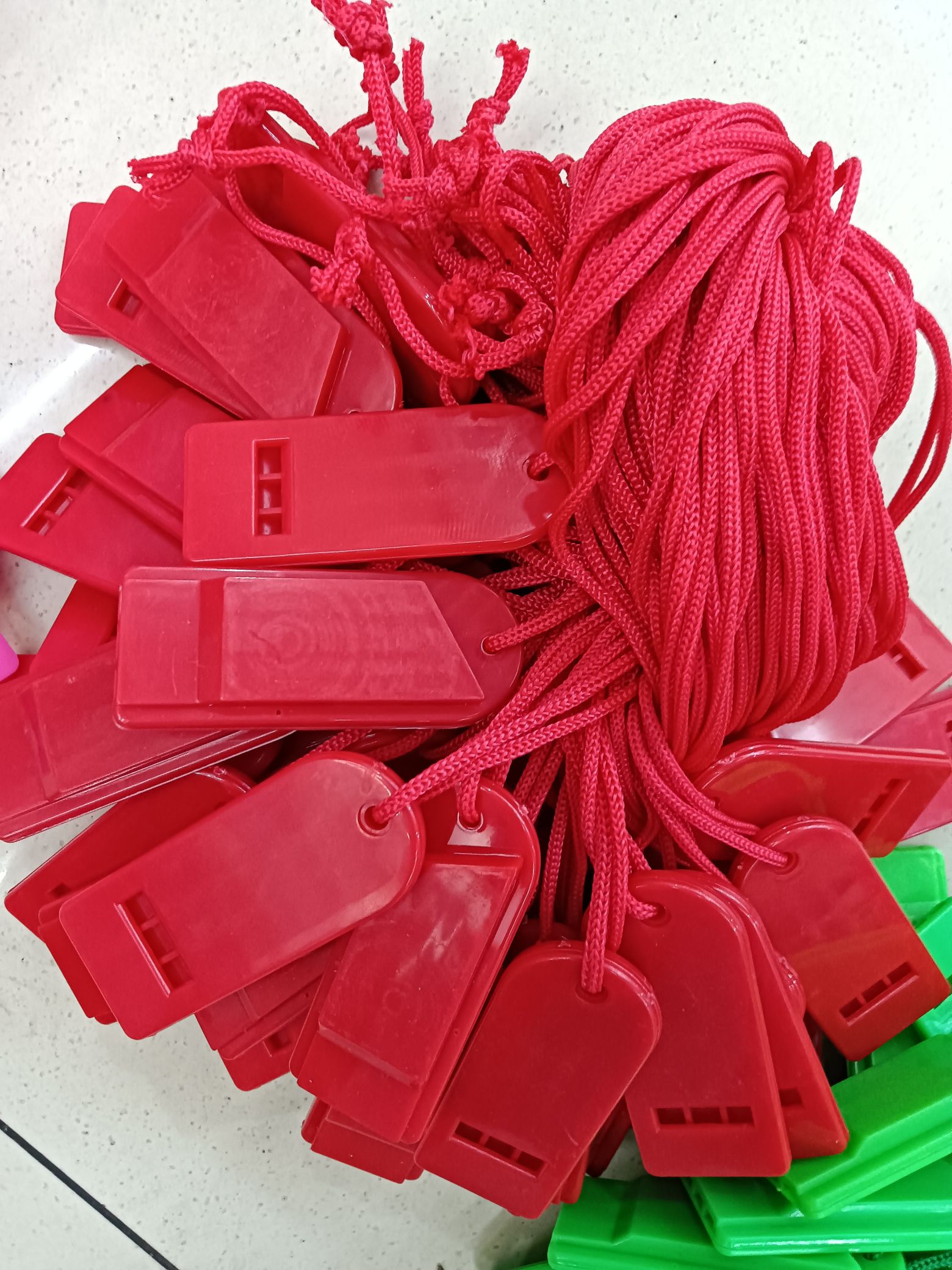 Eco-Friendly ABS Flat Whistle