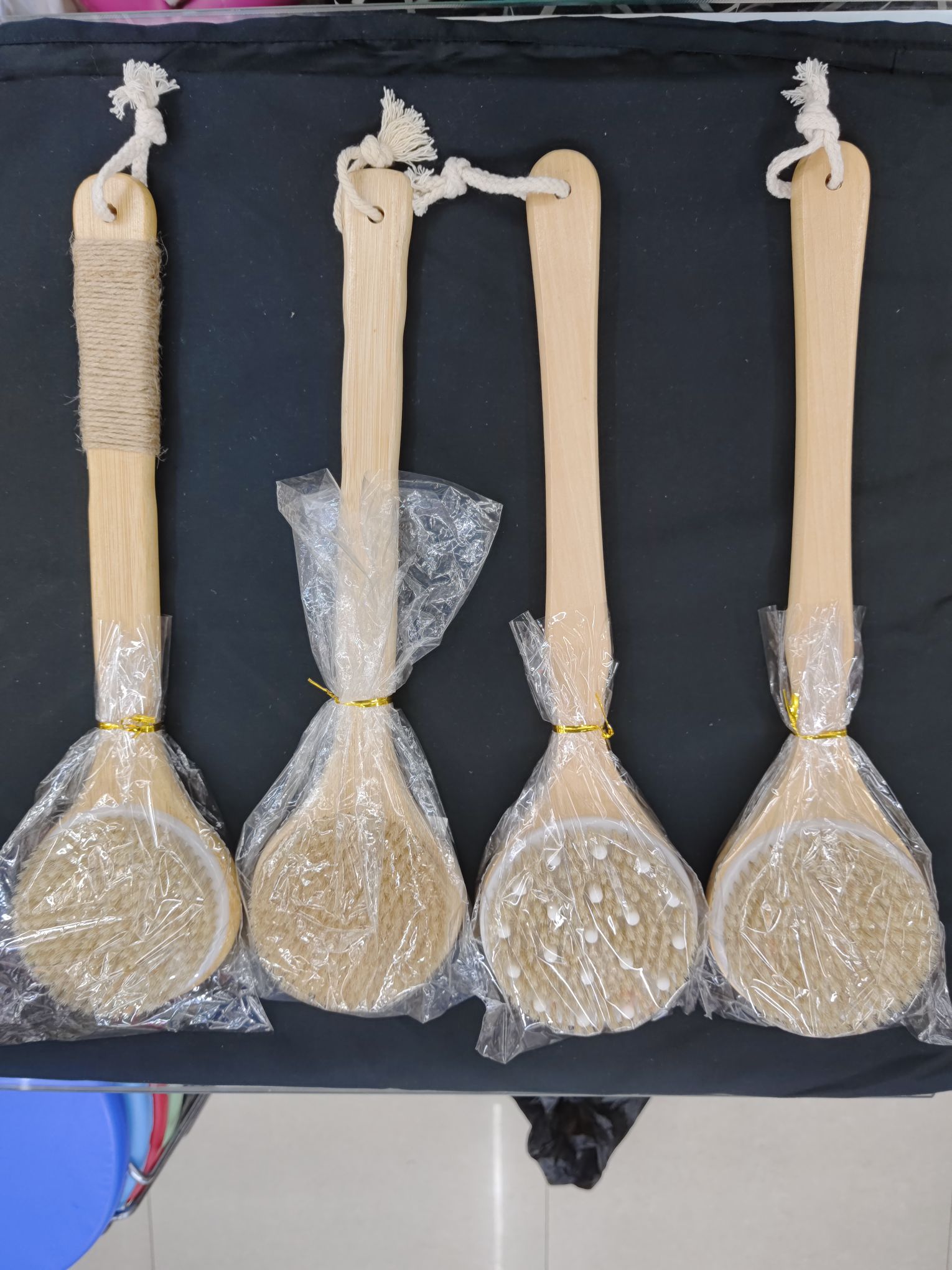 570 Double-sided integrated bath brush, Hemu detail image 4