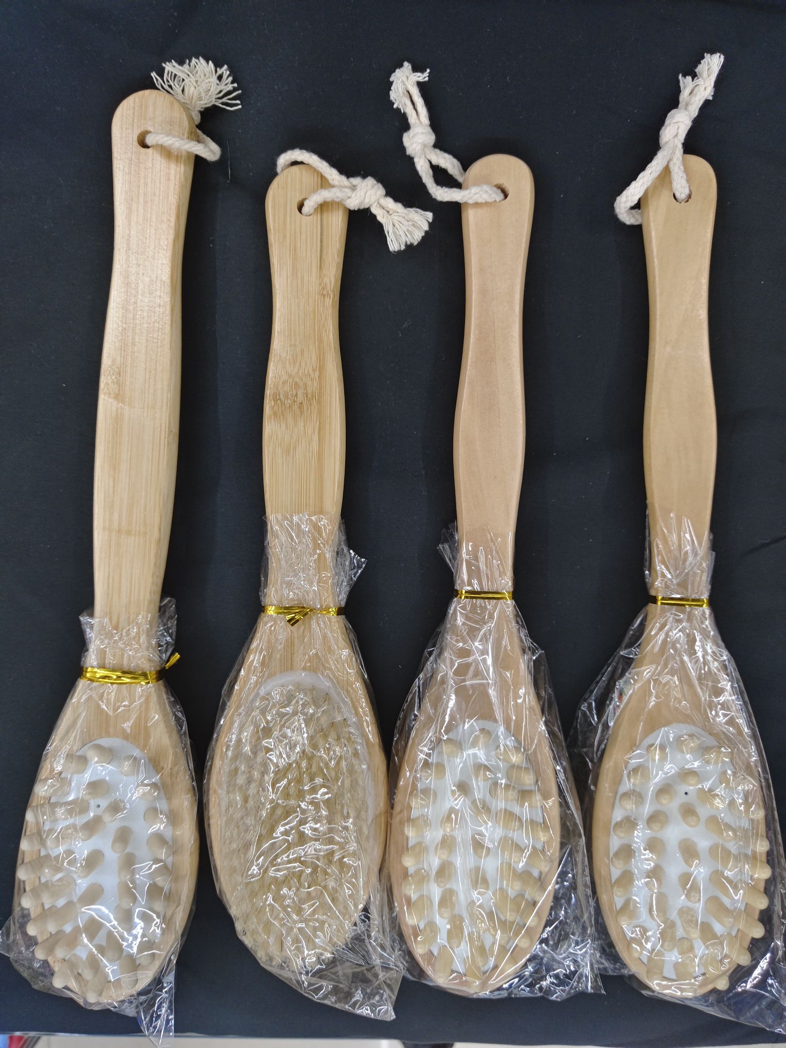 570 Double-sided integrated bath brush, Hemu detail image 2