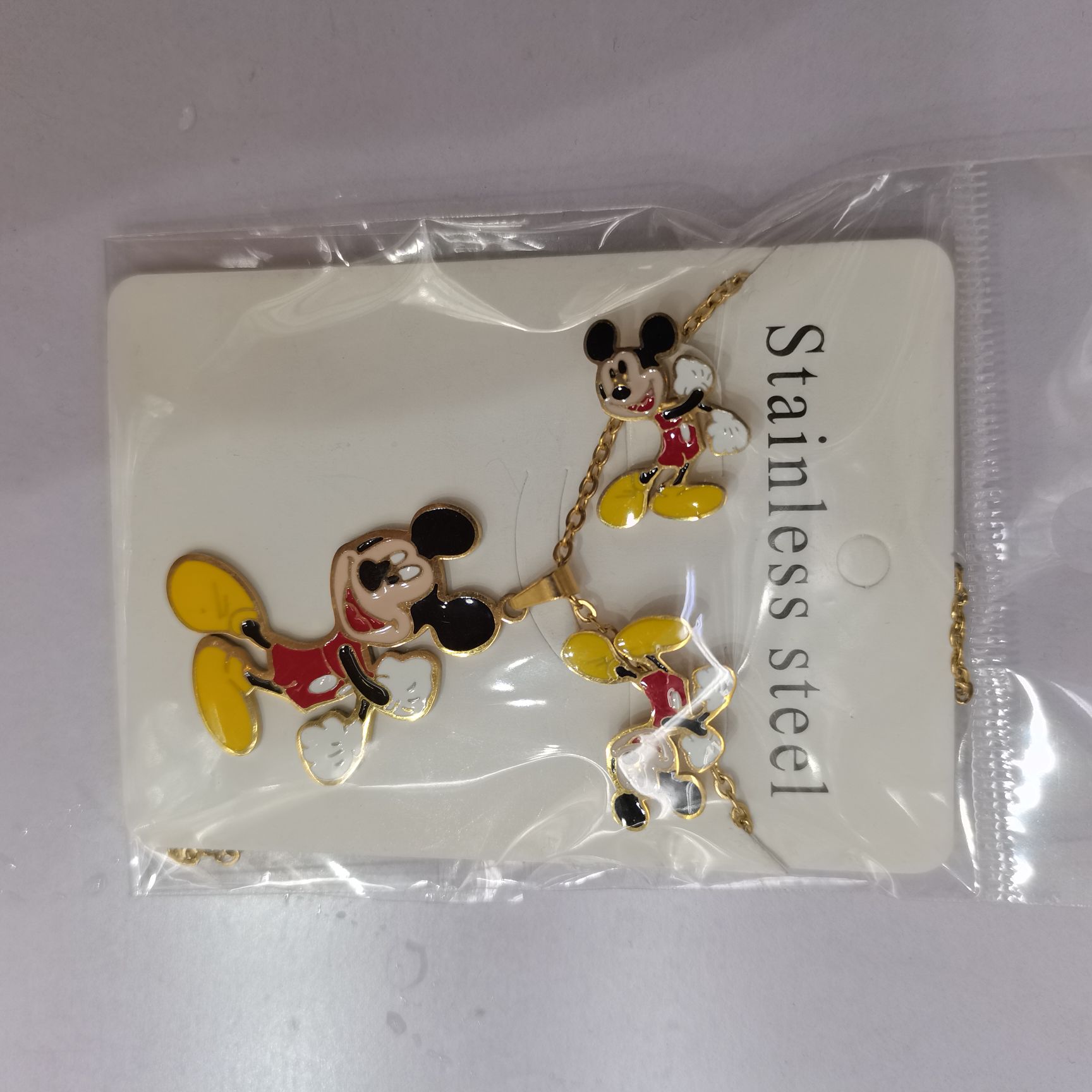 Oil-dripping earrings, necklaces, oil-dripping craft sets, cartoon-shaped accessories, animal and character pattern accessories